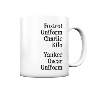 Foxtrot Uniform Charlie Kilo Yankee Oscar Uniform