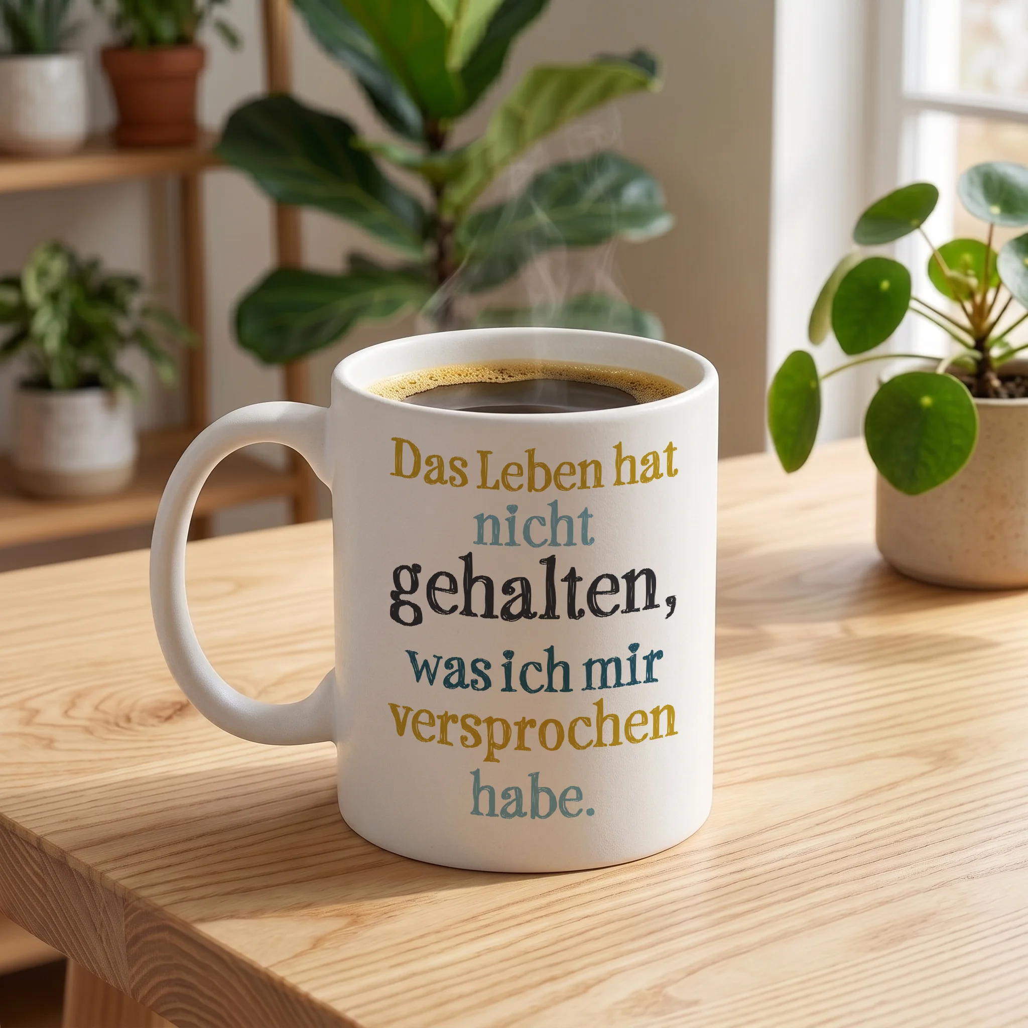 Das Leben hat nicht gehalten, was ich mir versprochen habe.