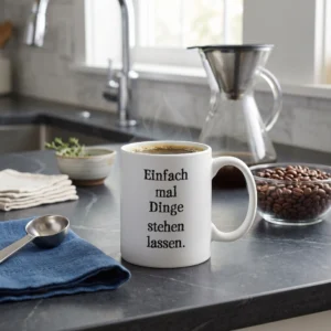 Einfach mal Dinge stehen lassen.