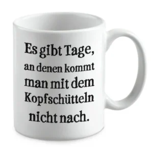 Es gibt Tage, an denen kommt man mit dem Kopfschütteln nicht