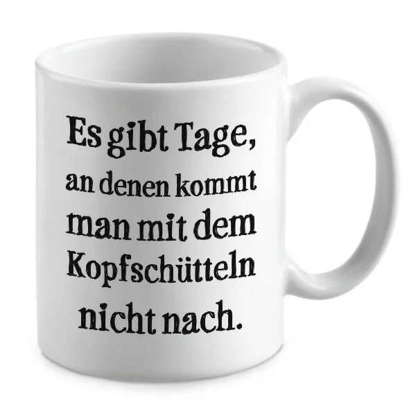 Es gibt Tage, an denen kommt man mit dem Kopfschütteln nicht