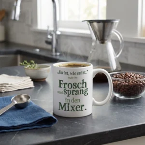 Es ist, wie es ist. sagte der Frosch und sprang in den Mixer Es ist, wie es ist. sagte der Frosch und sprang in den Mixer