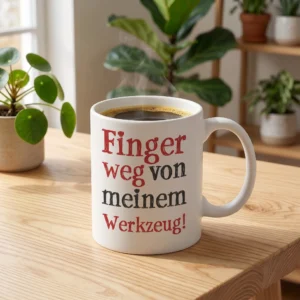 Finger weg von meinem Werkzeug!
