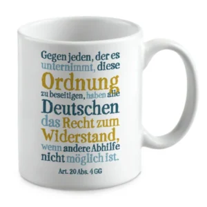Gegen jeden, der es unternimmt, diese Ordnung zu beseitigen,