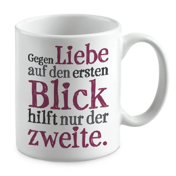 Gegen Liebe auf den ersten Blick hilft nur der zweite. Gegen Liebe auf den ersten Blick hilft nur der zweite.