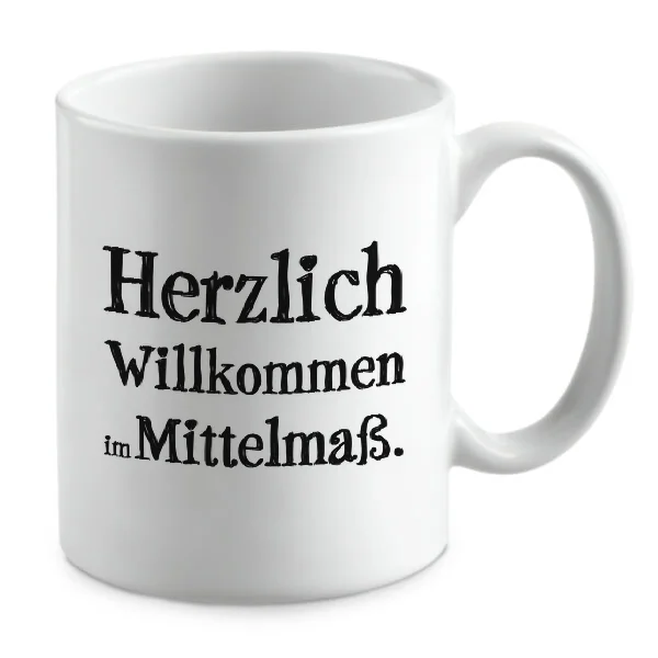 Herzlich Willkommen im Mittelmaß.