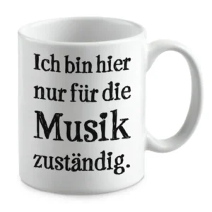 Ich bin hier nur für die Musik zuständig.