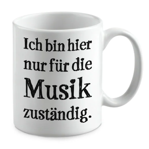 Ich bin hier nur für die Musik zuständig.