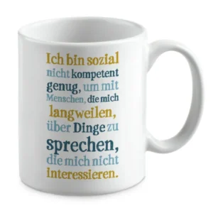 Ich bin sozial nicht kompetent genug