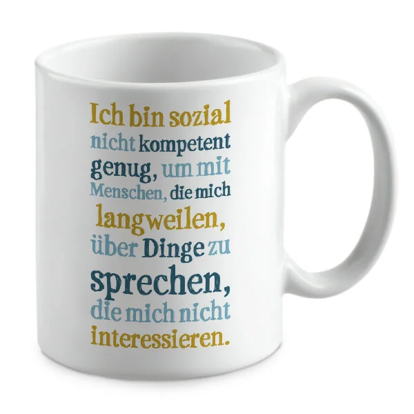 Ich bin sozial nicht kompetent genug