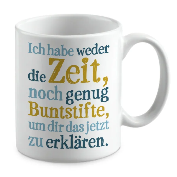 Ich habe weder die Zeit, noch genug Buntstifte, um dir das jetzt zu erklären.