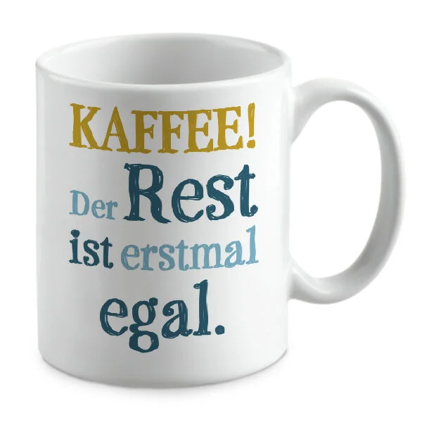 KAFFEE! Der Rest ist erstmal egal.
