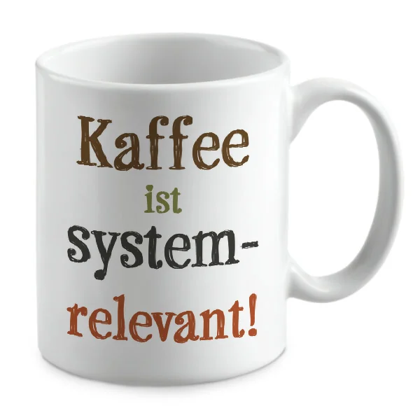 Kaffee ist system- relevant!
