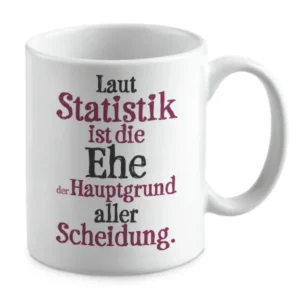Laut Statistik ist die Ehe der Hauptgrund aller Scheidung.