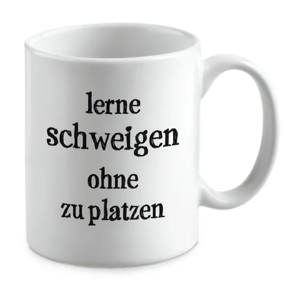 lerne schweigen ohne zu platzen lerne schweigen ohne zu platzen