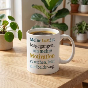 Meine Lust ist losgegangen, um meine Motivation zu suchen.