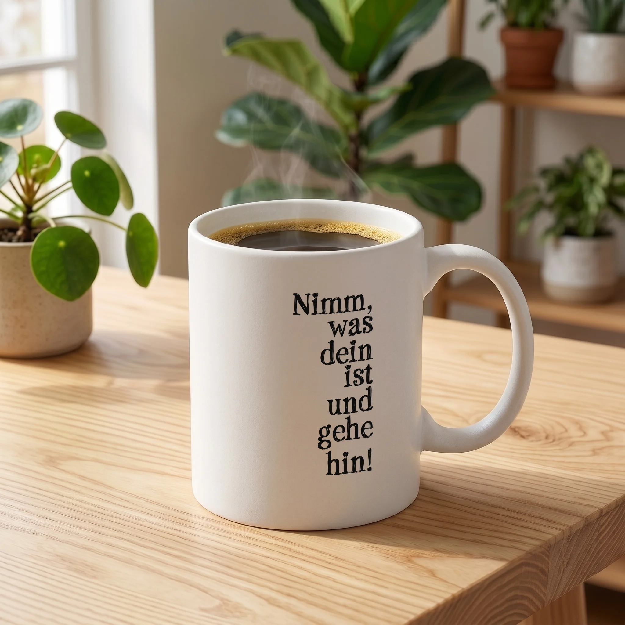 Nimm, was dein ist und gehe hin! Nimm, was dein ist und gehe hin!