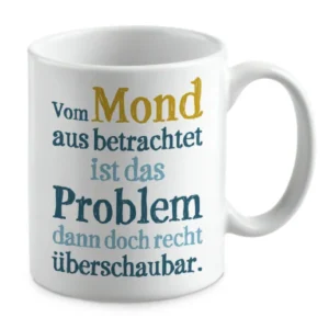 Vom Mond aus betrachtet ist das Problem dann doch recht überschaubar