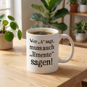Wer A sagt, muss auch limente sagen! Wer A sagt, muss auch limente sagen!